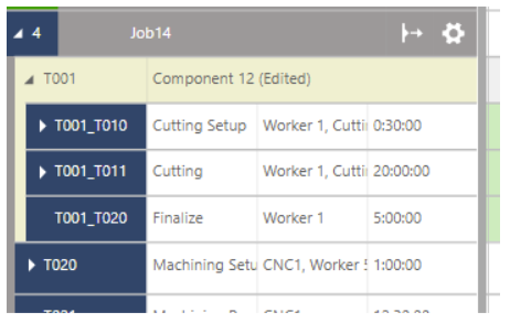 new component template in just plan it - production scheduling software for HMLV