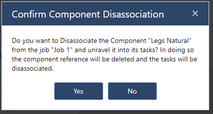component disassociation 2