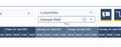 activate custom filter in just plan it - production scheduling software for HMLV manufacturer