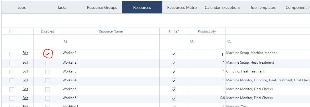 production scheduling with jpi: manpower- split up related tasks to speed processing -7