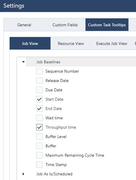 categorization of tooltip fields