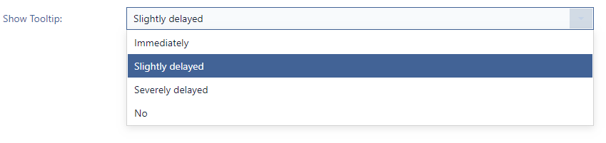 Tooltip configuration - just plant it production scheduling software
