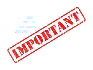 Important - Inscription on Red Rubber Stamp Isolated on White..jpeg