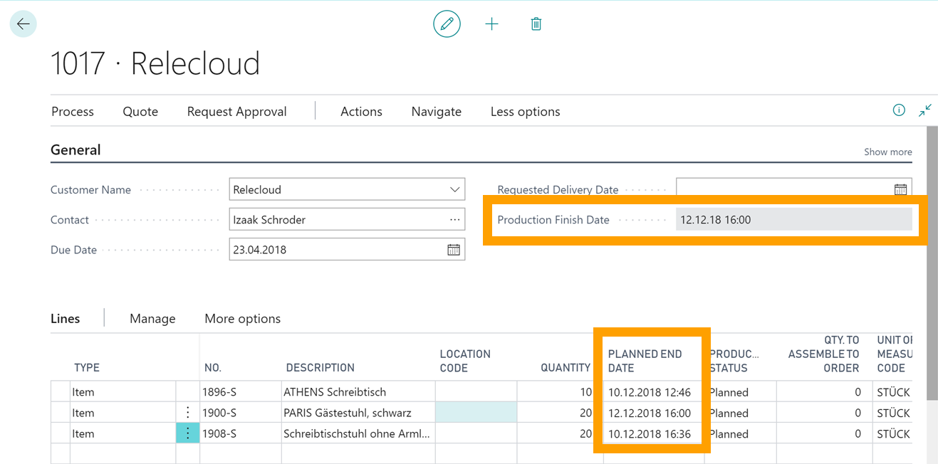 just plan it Business Central integration - how it works - screenshot 11